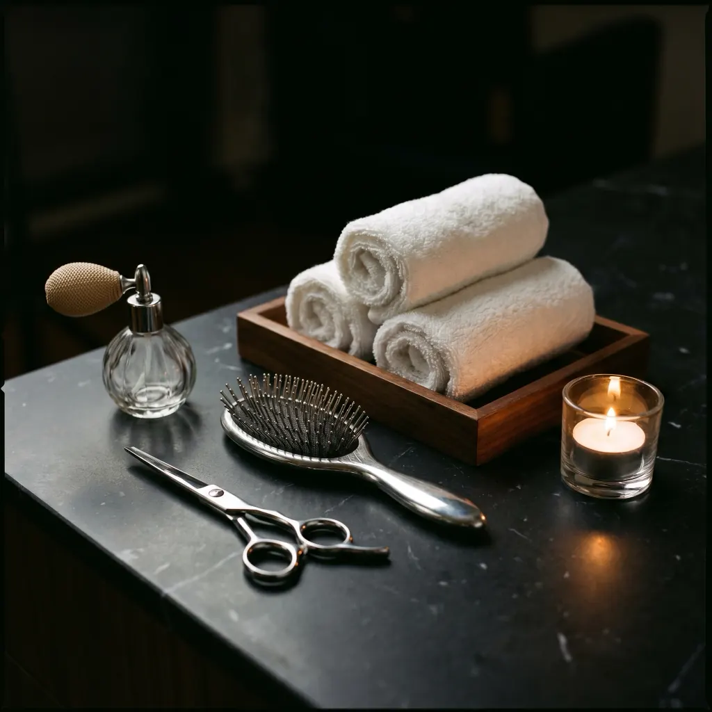 Blick in den N.Y. Classic Hairsalon in Linden bei Gießen